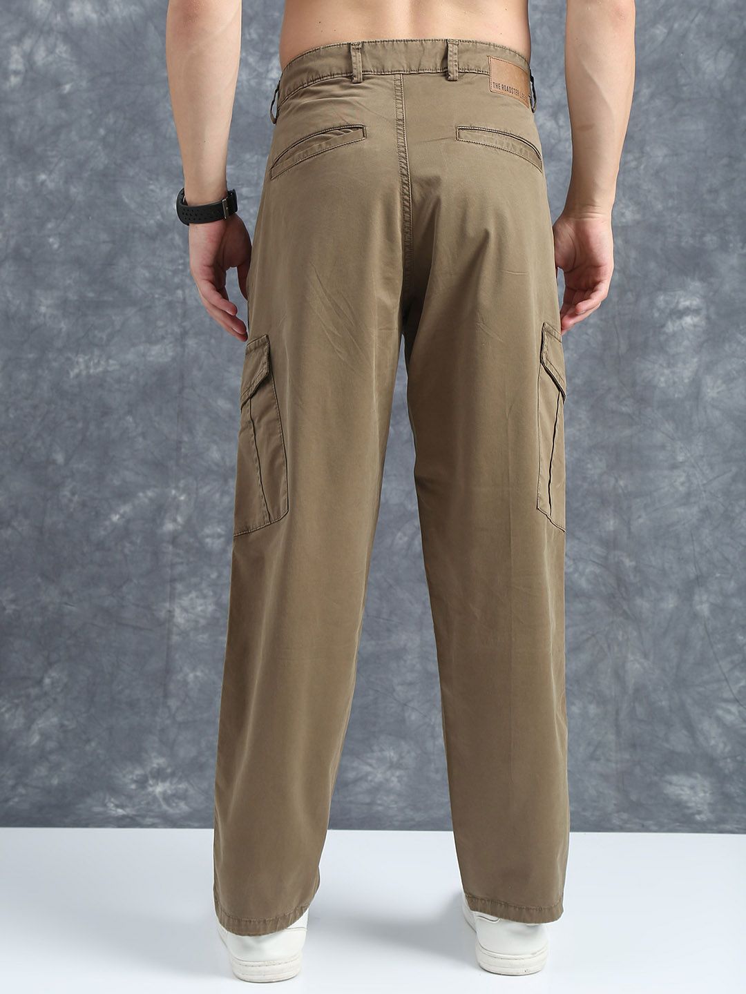 The Lifestyle Co Relaxed Fit Cotton Cargo Trousers